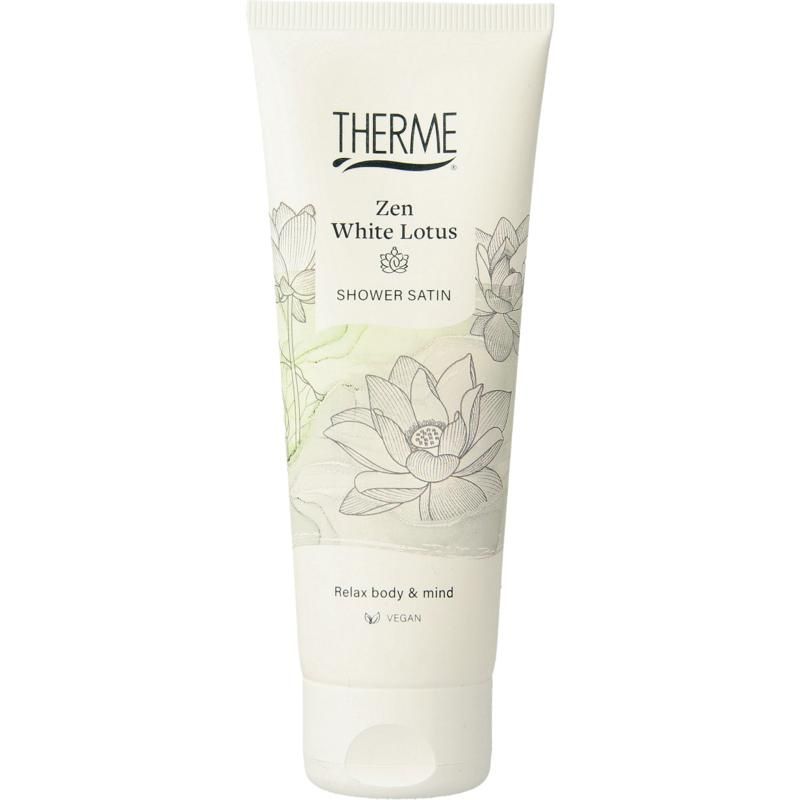 Therme Shower satin zen white lotus 75 milliliter Medimart.nl