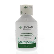 Foto van Livsane Chloorhexidine digluconaat mondspoeling 0,2%