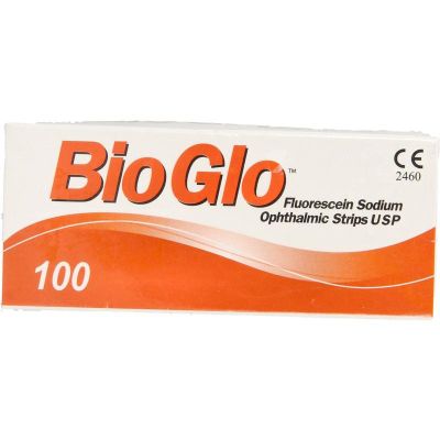 Bausch & Lomb Bio glo fluorescine strips 100 stuks - Oogverzorging