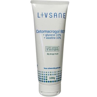 Livsane Cetomacrogol creme & glycerol 10% vaseline