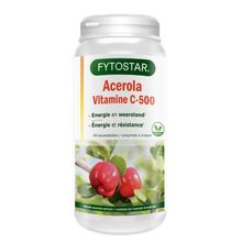 Foto van Fytostar Acerola vitamine C500 kauwtablet