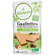 Foto van Bisson wafels choco hazelnoot bio