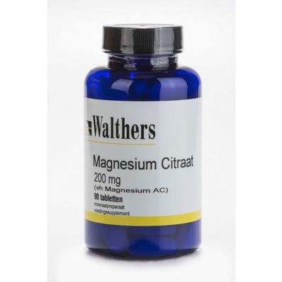 Walthers Magnesium citraat 200 mg