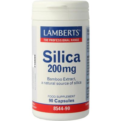 Lamberts Kiezelzuur uit bamboe (silica 200 mg) 90 vcaps - Fytotherapie