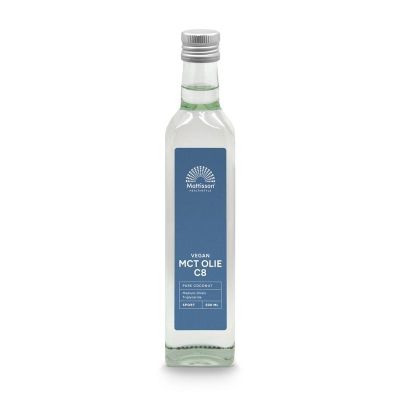 Mattisson MCT Olie C8 coconut pure 500 Milliliter - Overig reform/levensmiddelen