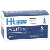 HT One Pennaald 6 mm 0.25 mm 31G x 6mm