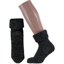 Foto van Apollo Slofsok anti slip unisex zwart 35-38