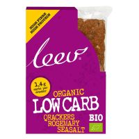 Leev Bio qrackers rosemary seasalt 3 x 2 stuks