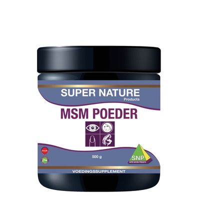 SNP MSM poeder puur 500 gram - Glucosaminen chondroitine MSM