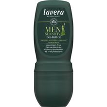 Foto van Lavera Men deodorant sensitiv roll-on bio