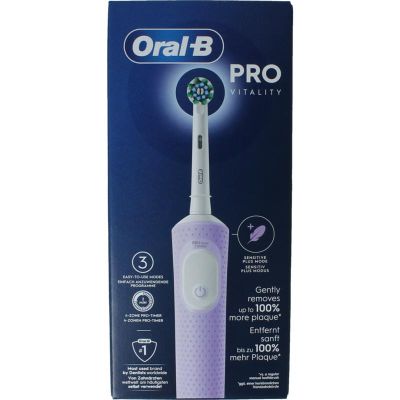 Oral B Vitality pro lila 1 stuks - Tandenborstel