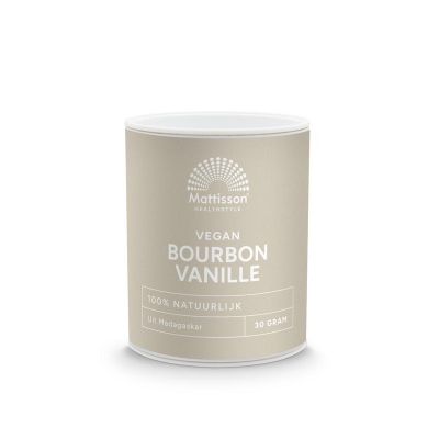 Mattisson Bourbon vanille poeder 30 gram - Overig reform/levensmiddelen