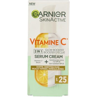 Foto van Garnier SkinActive vitamine C serum cream SPF25