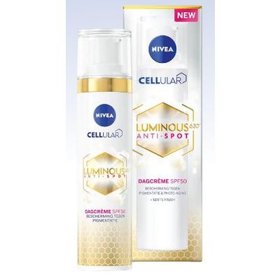 Nivea Cellular luminous anti-pigment fluid cream SPF50