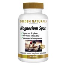 Foto van Golden Naturals magnesium sport
