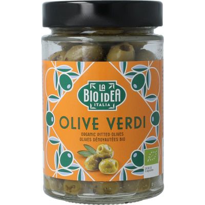 Bioidea Olijf groen ontpit 160 gram - Overig reform/levensmiddelen
