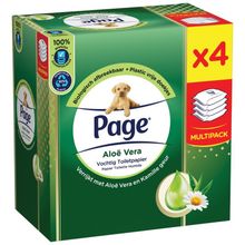 Foto van Page Vochtig toiletpapier aloe vera