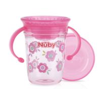 Nuby Wonder cup 240 ml roze 6 maanden+