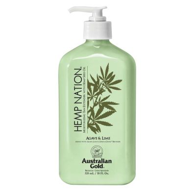 Australian Gold Hemp nation tan extender agave & lime