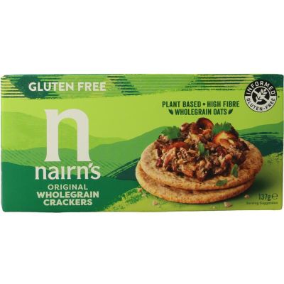 Nairns Volkoren havercrackers 137 gram - Crackers