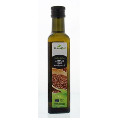 Bountiful Lijnzaadolie bio 250 Milliliter - Vetzuren