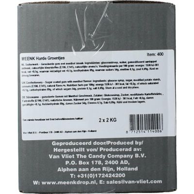 Meenk Harde groentjes 4000 gram - Snoep en chocola