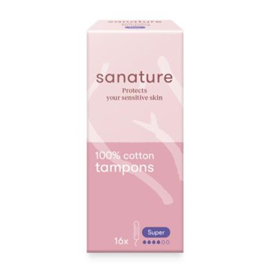 Sanature Tampons super Sanature Tampons super 16 stuks - Tampons