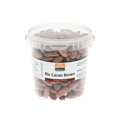 Mattisson Bio cacao bonen raw 450 gram - Overig reform/levensmiddelen