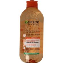 Foto van Garnier SkinActive micellair reinigingswater milde peeling