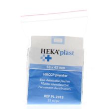Foto van Heka HACCP pleisters blauw 50 x 45 mm