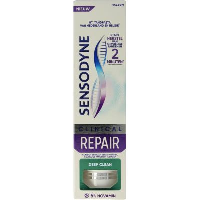 Sensodyne Tandpasta clinical deep clean Sensodyne Tandpasta clinical deep clean 75 milliliter - Tandpasta