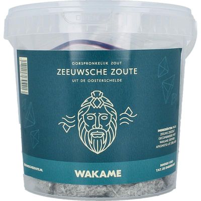 Zeeuwsche Zoute Zout met wakame in emmer 1 kilogram - Voeding