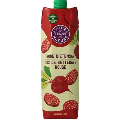 Foto van Your Organic Nat Rode bietensap bio
