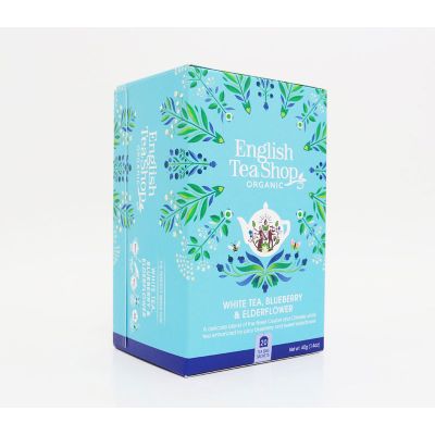 English Tea Shop White tea blueberry & elderflower bio 20 zakjes - Thee