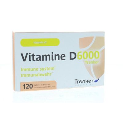 Trenker Vitamine D6000 120 tabletten - Vitamine enkel
