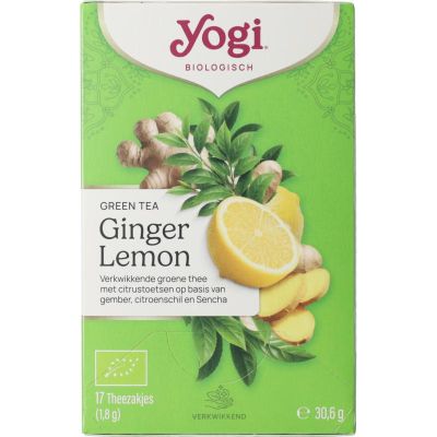 Foto van Yogi Tea Green tea ginger lemon