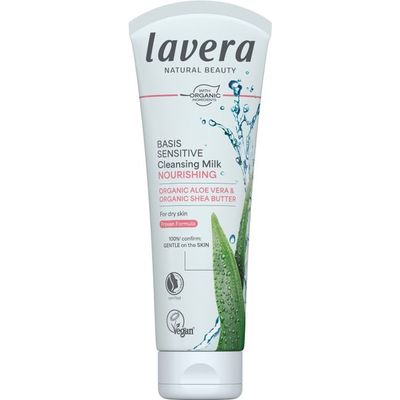 Lavera Basis sensitiv cleansing milk EN-IT 125 Milliliter - Reiniging