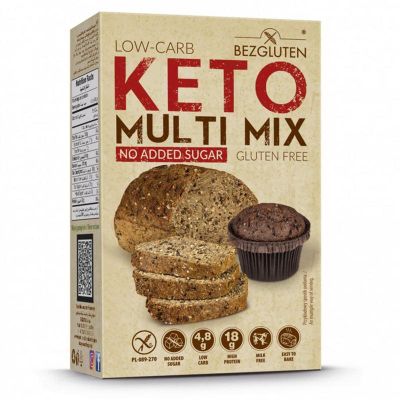 Bezgluten Multi mix keto glutenvrij 250 gram - Brood en bakmixen