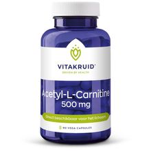 Foto van Vitakruid Acetyl-l-carnitine 500 mg