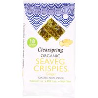 Clearspring Seaveg crispies ginger bio