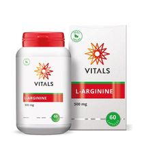 Foto van Vitals L-arginine 500 mg
