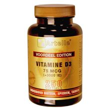 Foto van Artelle Vitamine D3 75 mcg