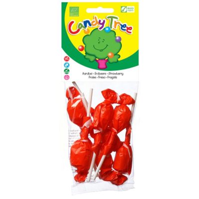 Aardbeilollies 7 stuks - Snoepgoed suikervrij
