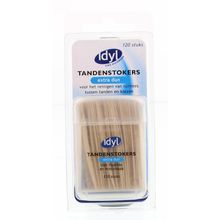 Foto van Idyl Tandenstokers extra dun met fluoride en mintsmaak