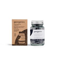 Foto van Georganics Toothpaste tablets active charcoal