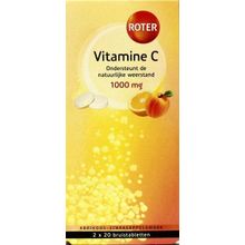 Foto van Roter Vitamine C 1000 mg sinaasappel & abrikoos duo