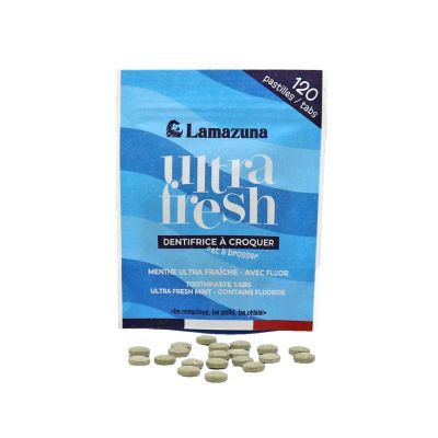 Foto van Lamazuna Toothpaste tabs ultra fresh mint bio