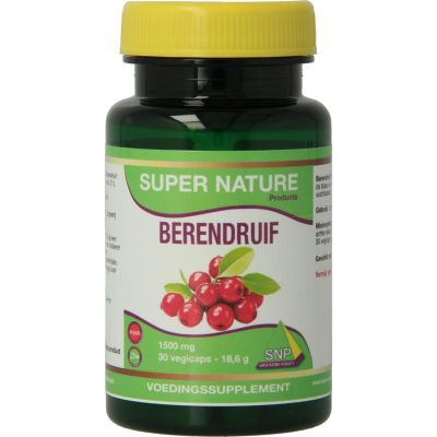 SNP Berendruif 1500 mg puur 30 capsules - Fytotherapie