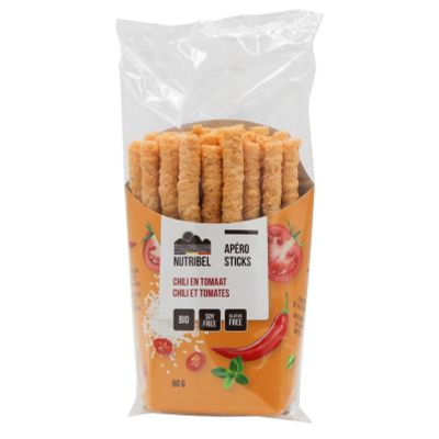 Nutribel Apero stick chili bio 60 gram - Voeding