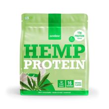 Foto van Purasana Plant protein hennep natuurlijk bio